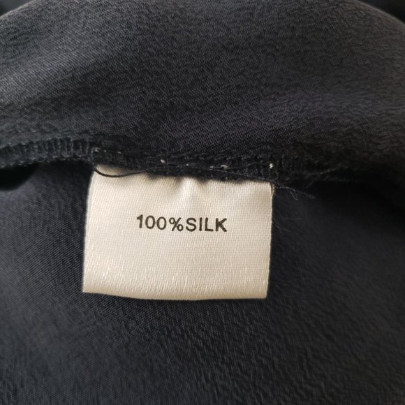 DKNY Strapless Navy Striped-Bodice Dress - Picture 12 of 15